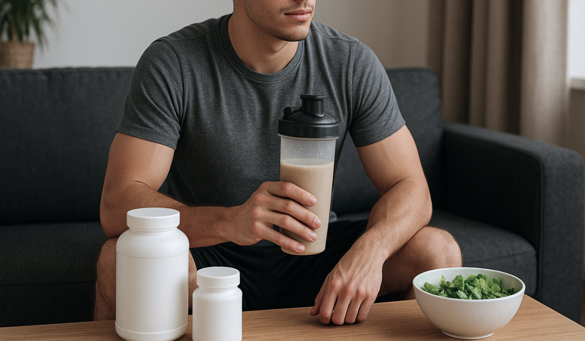 + Muscle, -Workout, Powered by Science.