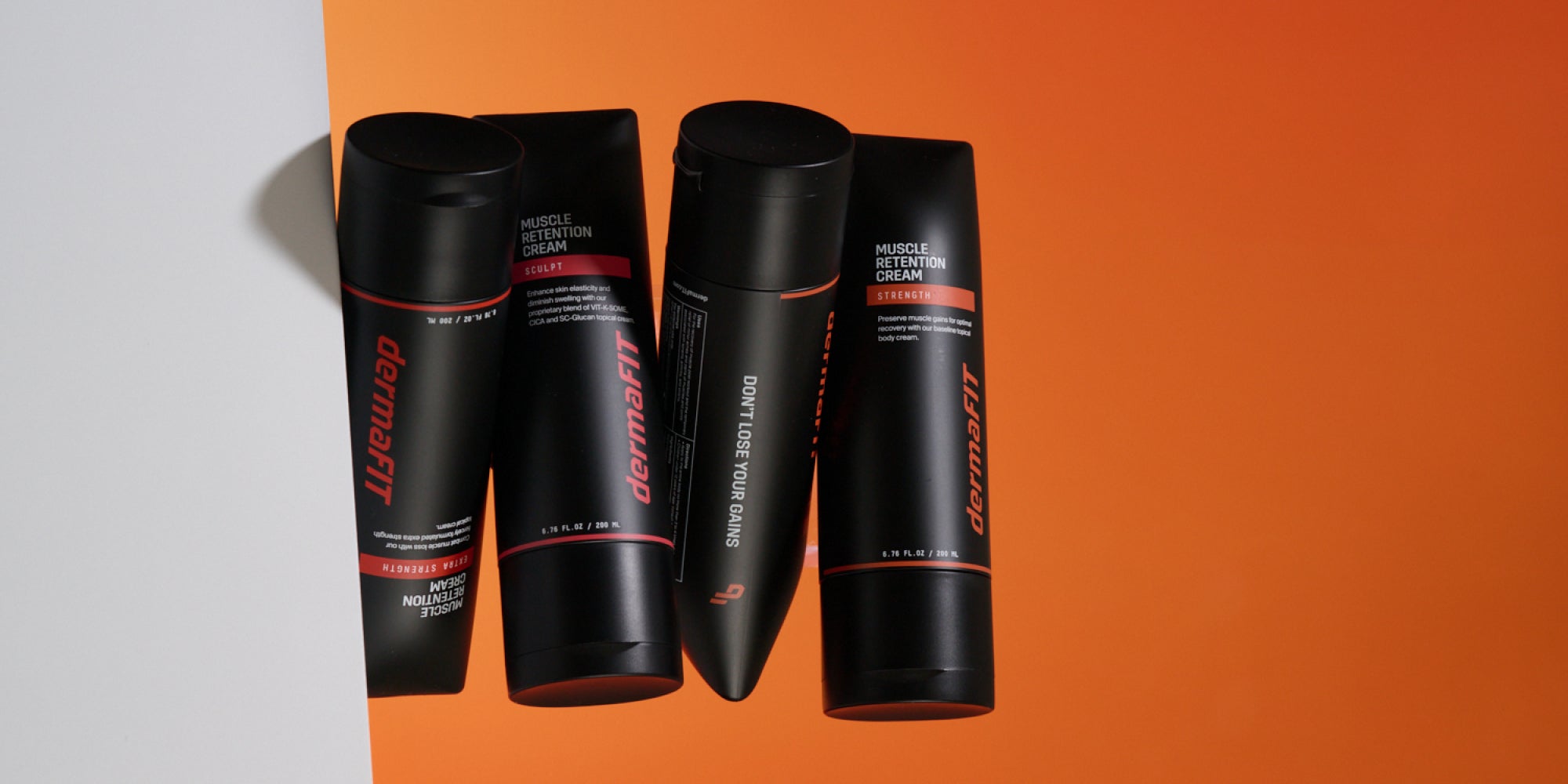 【新品】dermaFIT マッスルリテンションクリーム 3本セット＋おまけ付き 新品】dermaFIT マッスルリテンションクリーム 3本セット＋